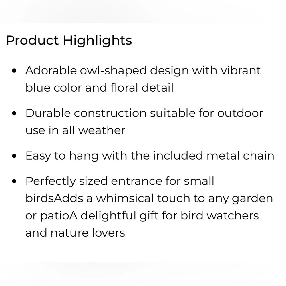 🩷. 7058. Blue Owl Birdhouse with Pink Flower & flower and butterfly house (set)